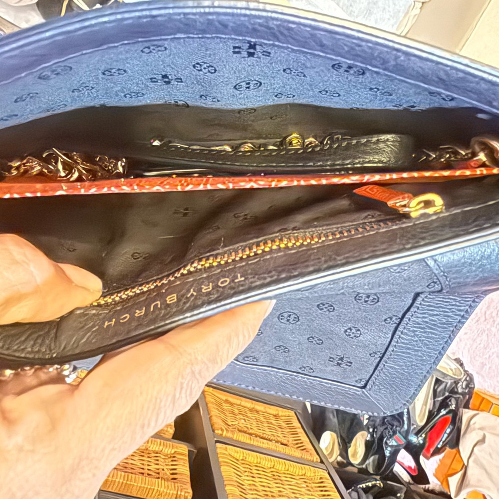 Tory Burch black Leather Clutch - Picture 7 of 7